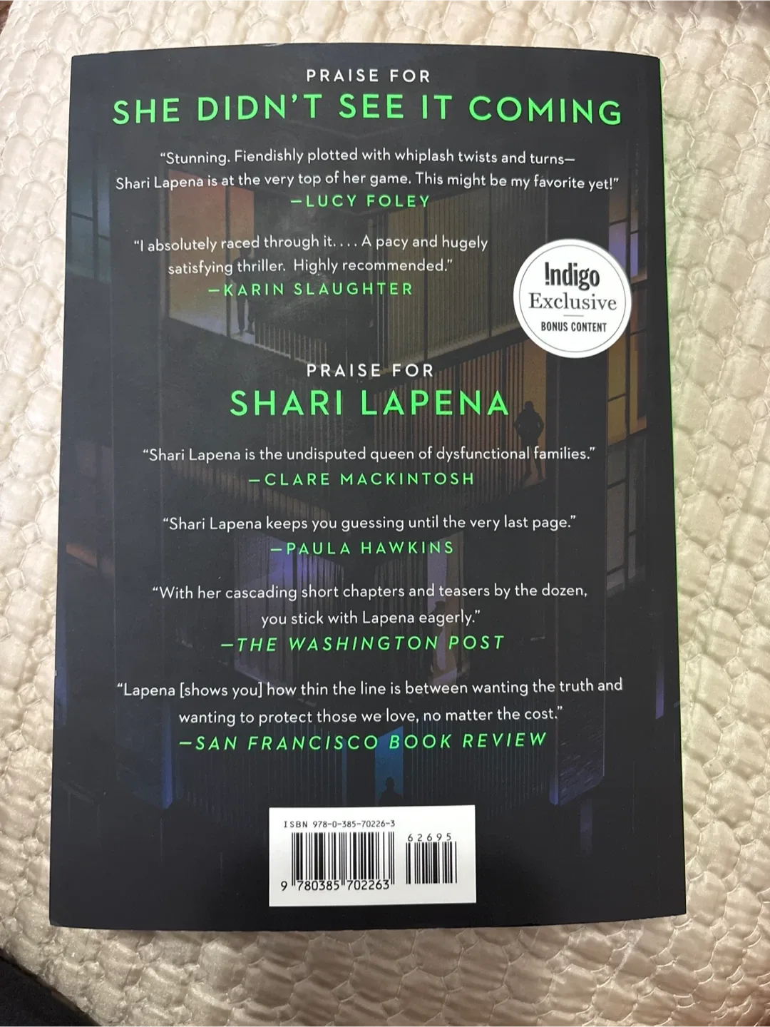 She Didn't See It Coming by Shari Lapena image indicator(2)