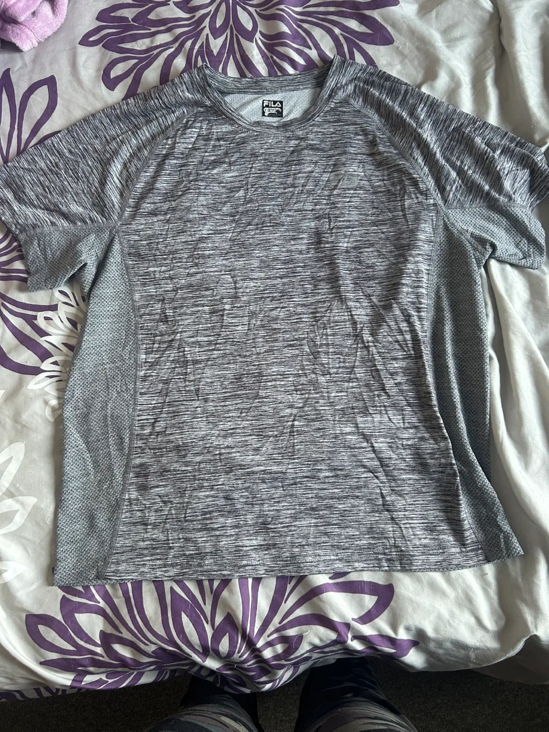 Men Fila Grey T-Shirt Size M