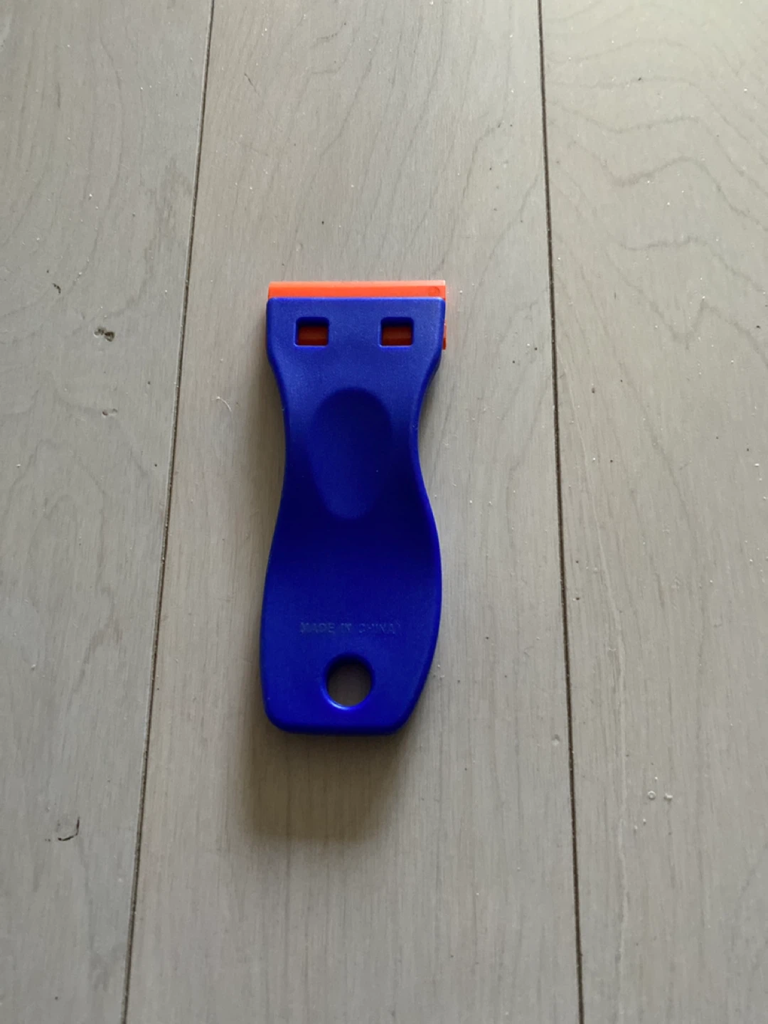 Blue & Orange Razor Scraper