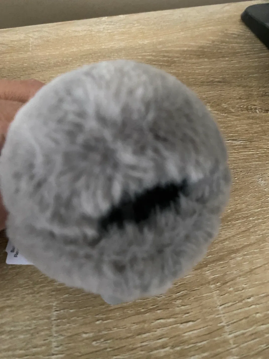 Bath and body Elephant Furry sanitizer holder with Sunglasses image indicator(3)