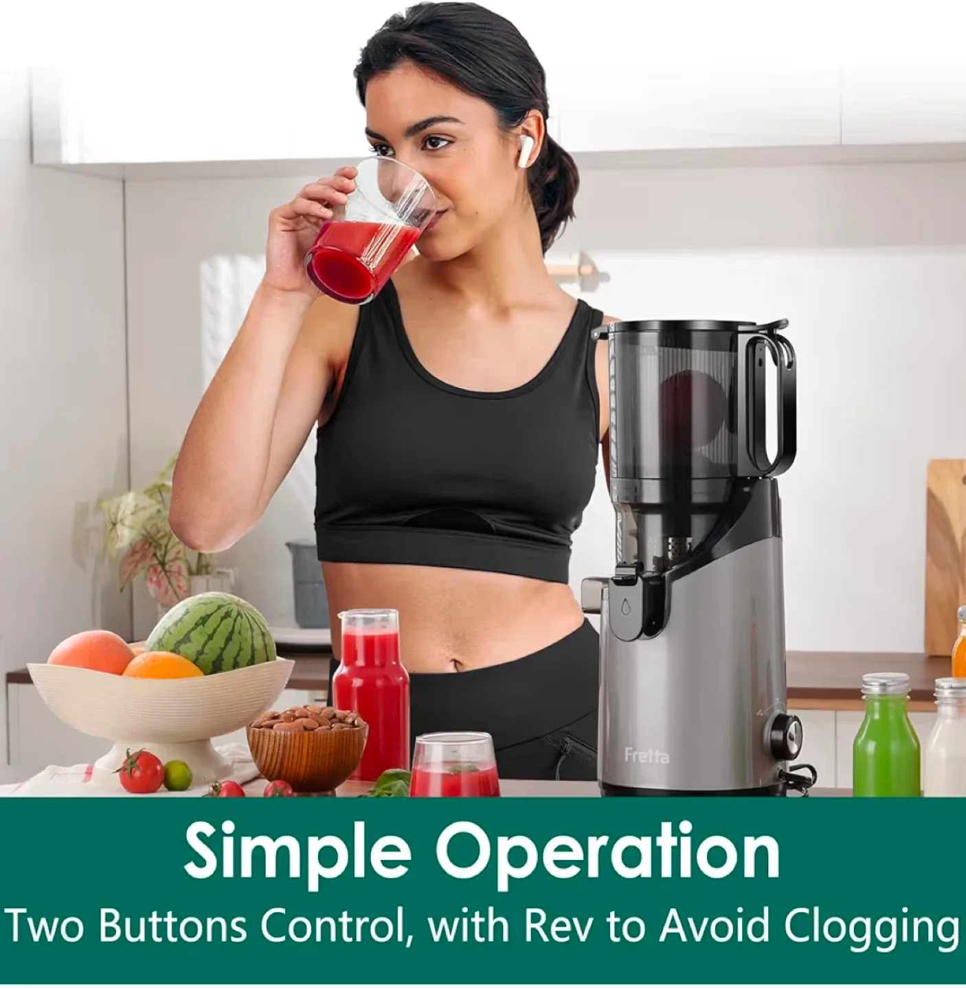 Fretta Masticating Juicer image indicator(2)