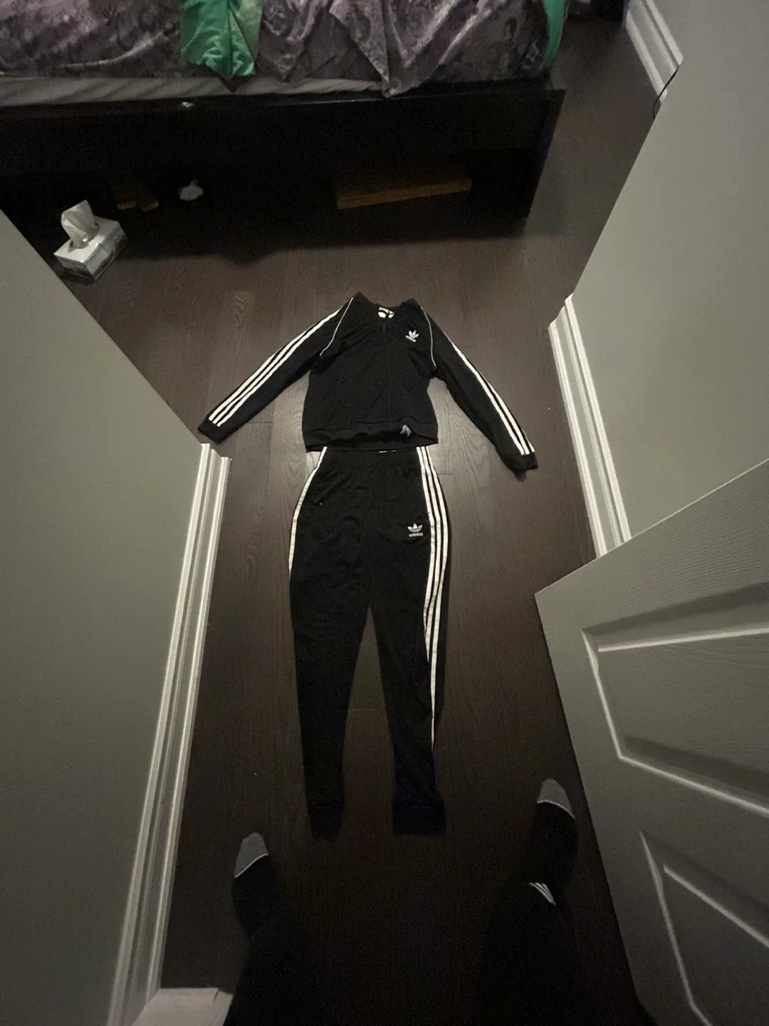 Adidas Black Tracksuit