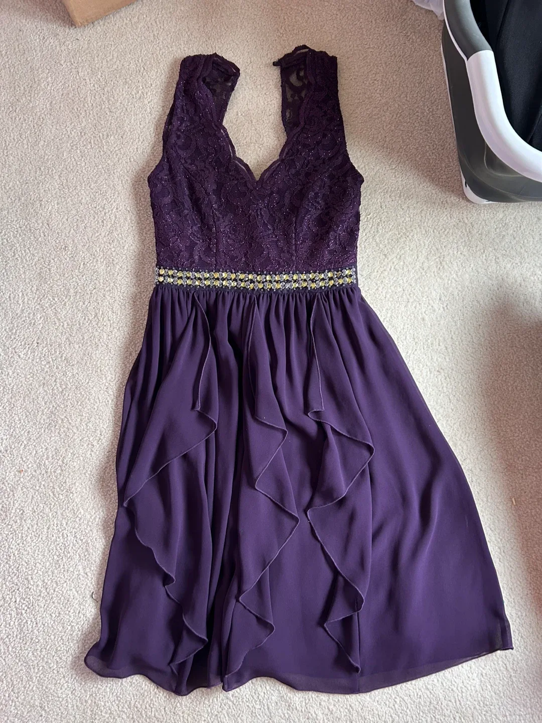 Le Chateau Purple Dress Size XXS