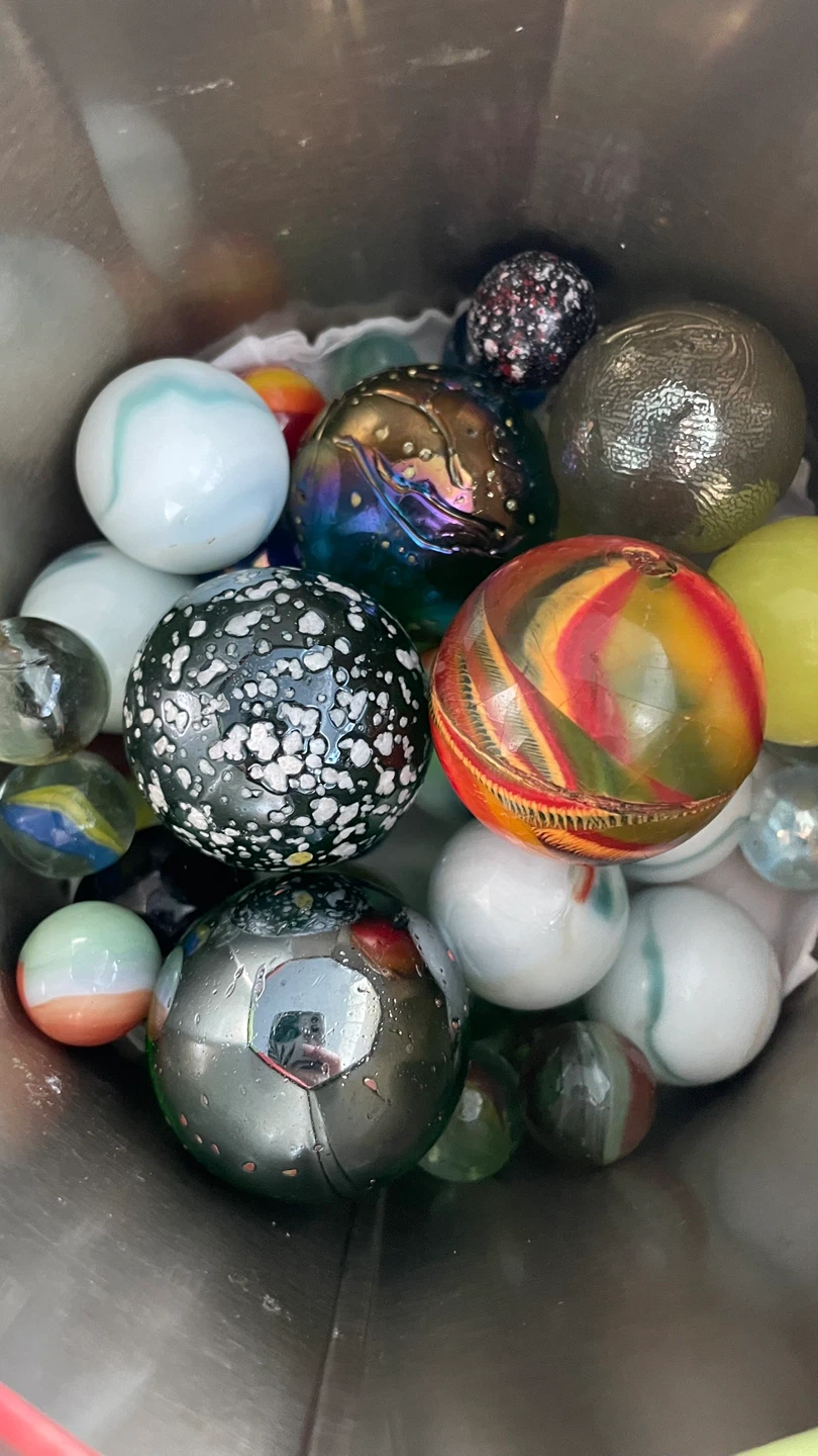 Decorative Tin with Marbles - photo 2