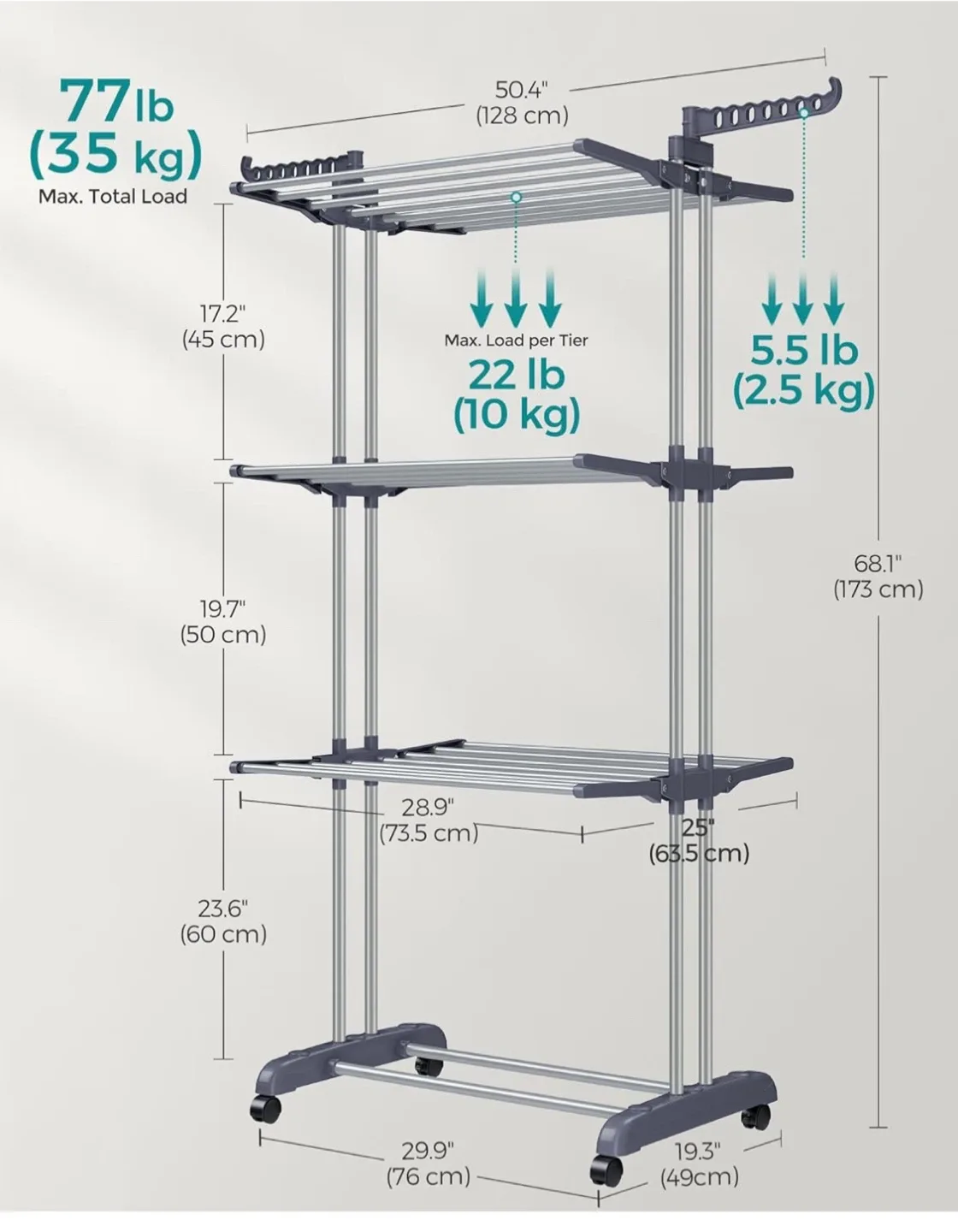 Clothes Drying Rack image indicator(6)