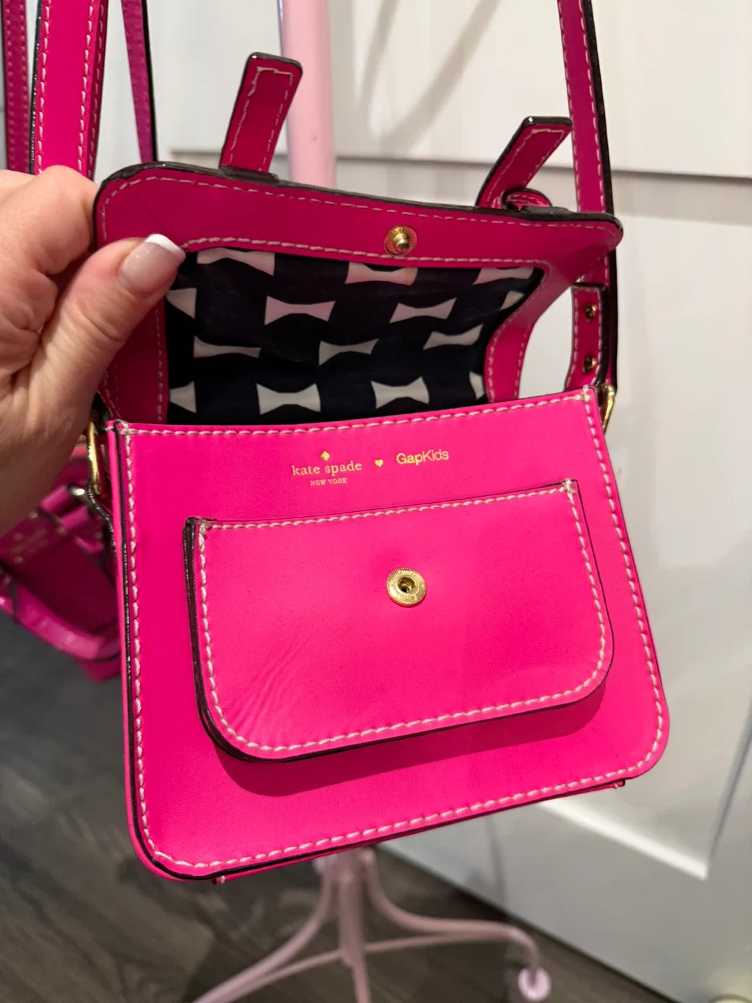 Kate Spade GapKids Pink Crossbody Bag image indicator(4)