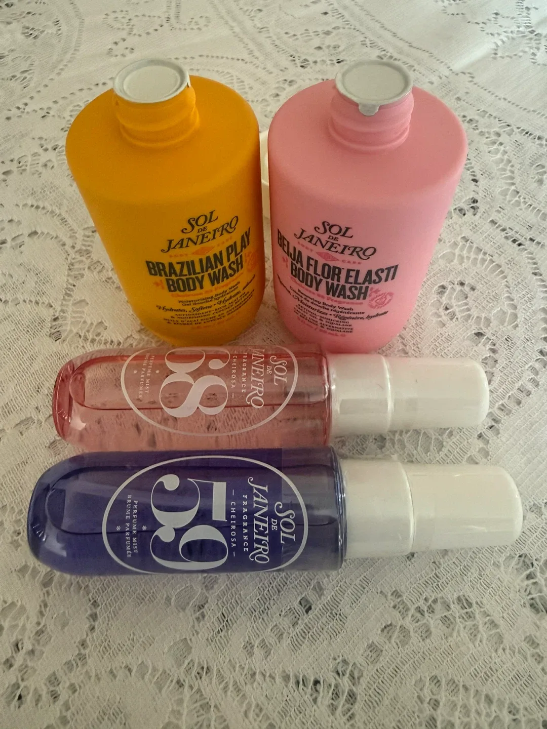 4 Sol de Janeiro Fragrance Mist & Body Wash Set 🆕 Sealed image indicator(6)