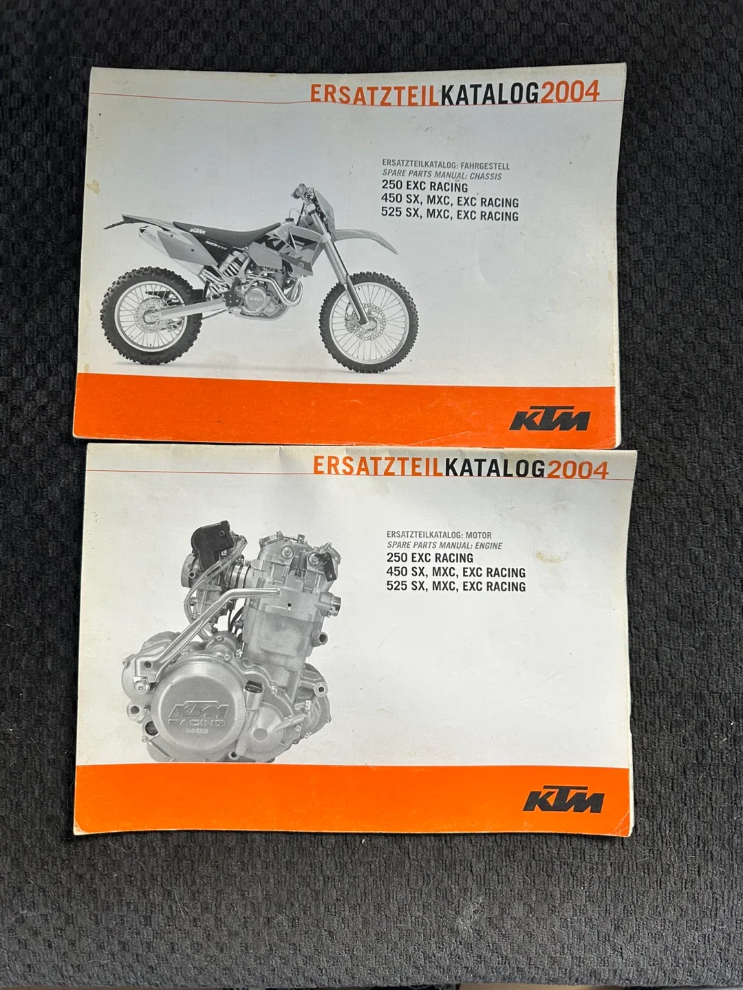 KTM catalog 2004 Spare Parts Manual