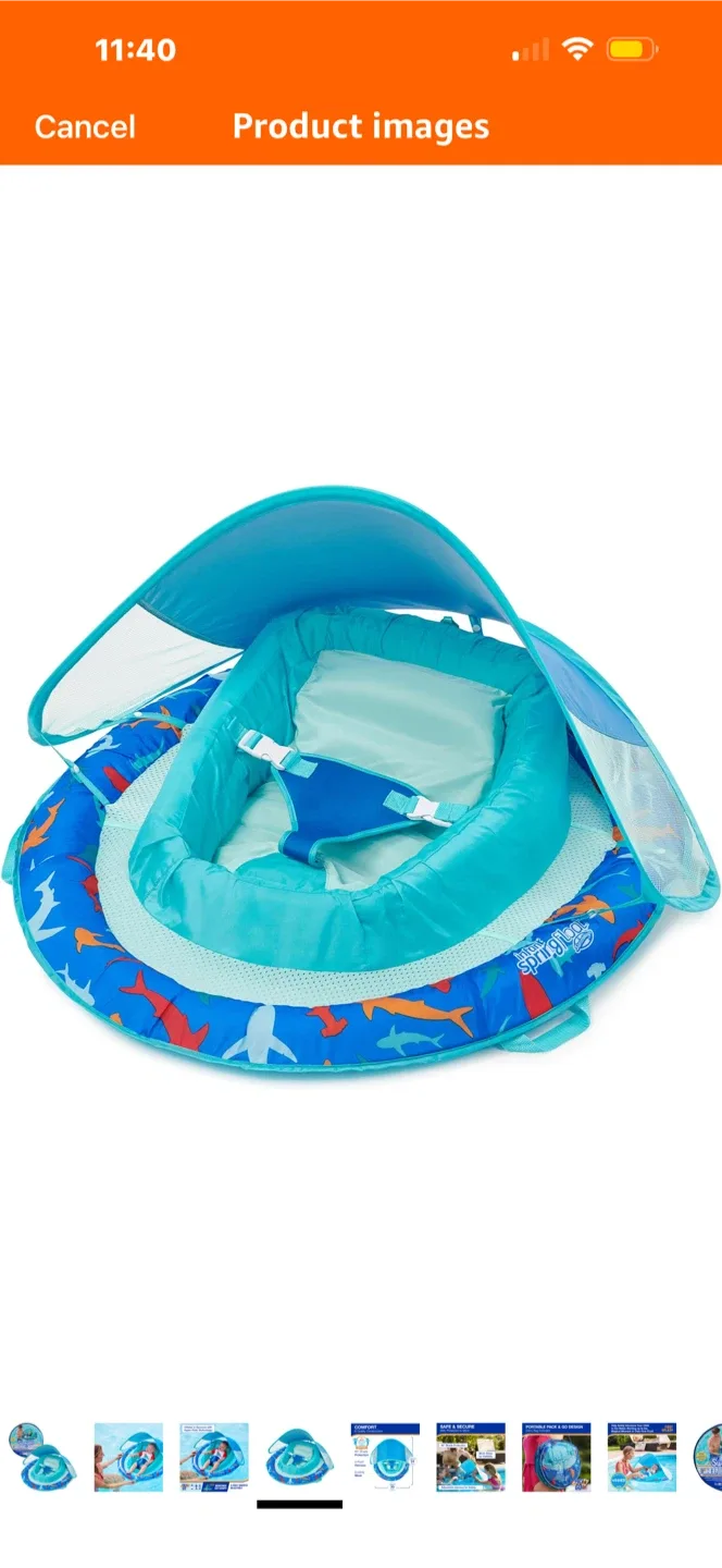 SwimWays Baby Spring Float Shark image indicator(2)