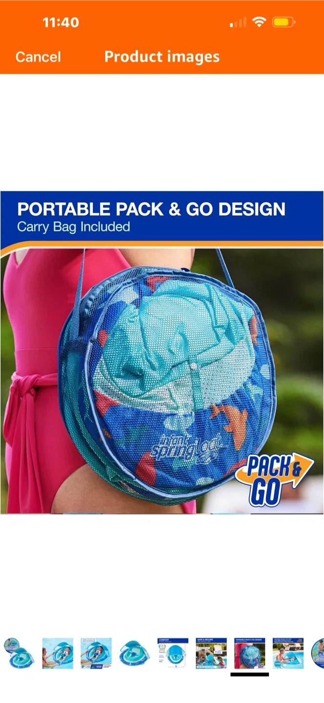 SwimWays Baby Spring Float Shark image indicator(7)