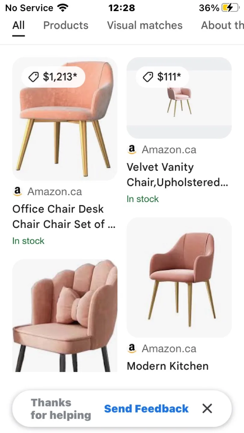 Pink Accent Chair image indicator(7)