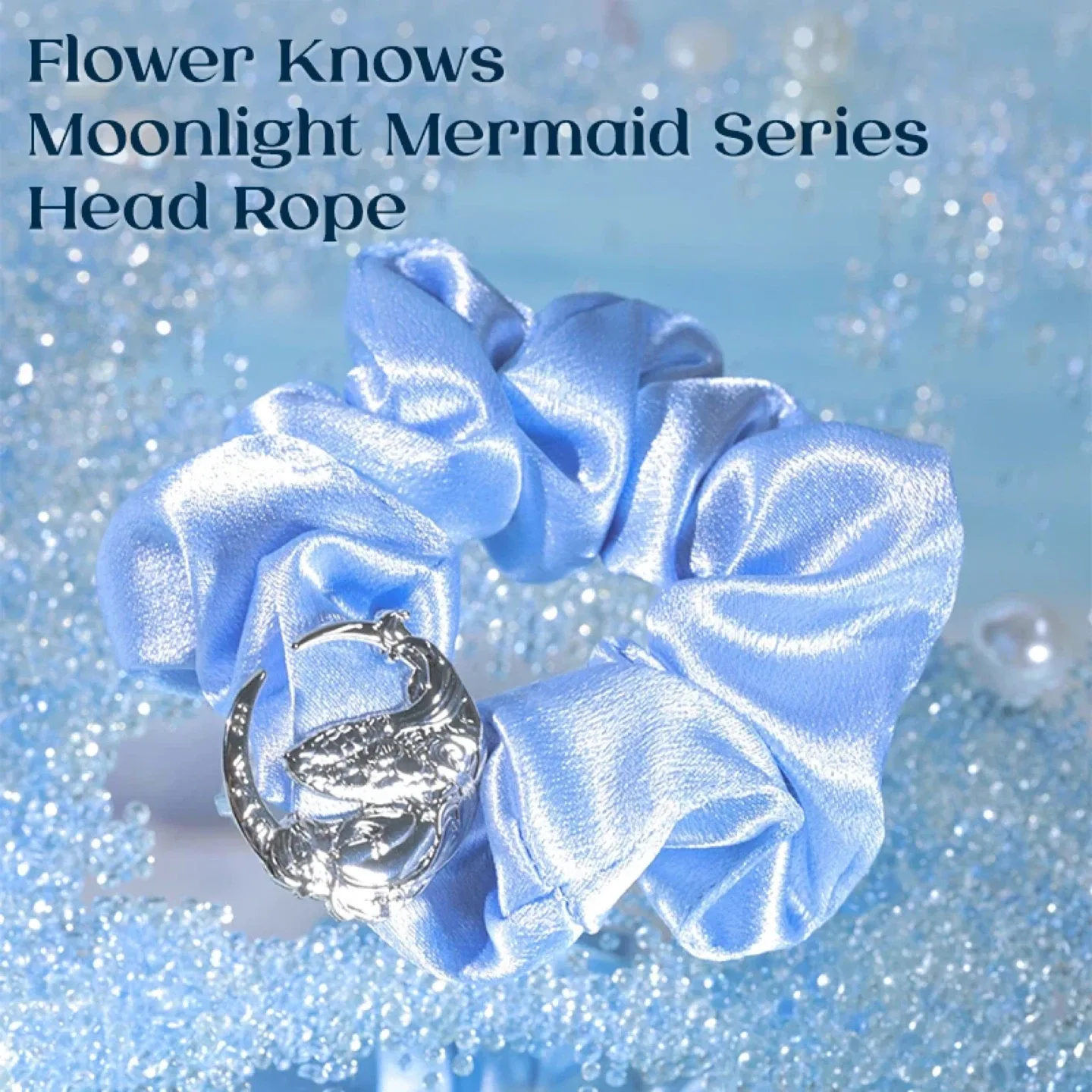 Flower Knows Moonlight Mermaid Series Scrunchie
