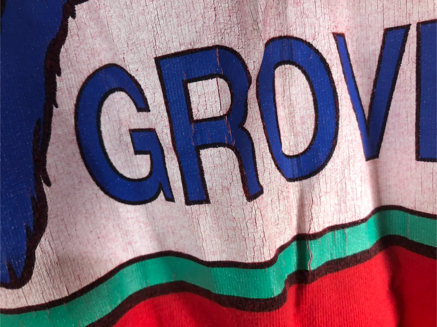 Vintage Red Sesame Street Grover Shirt. Size: one size. - photo 3