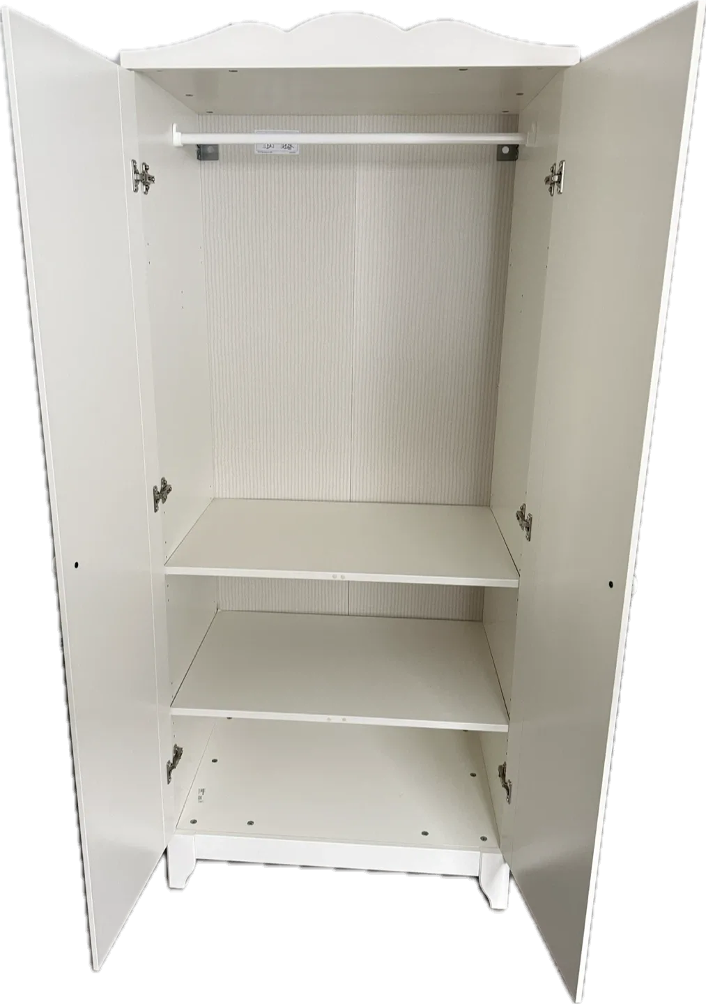Kids White Wardrobe/ Cabinet