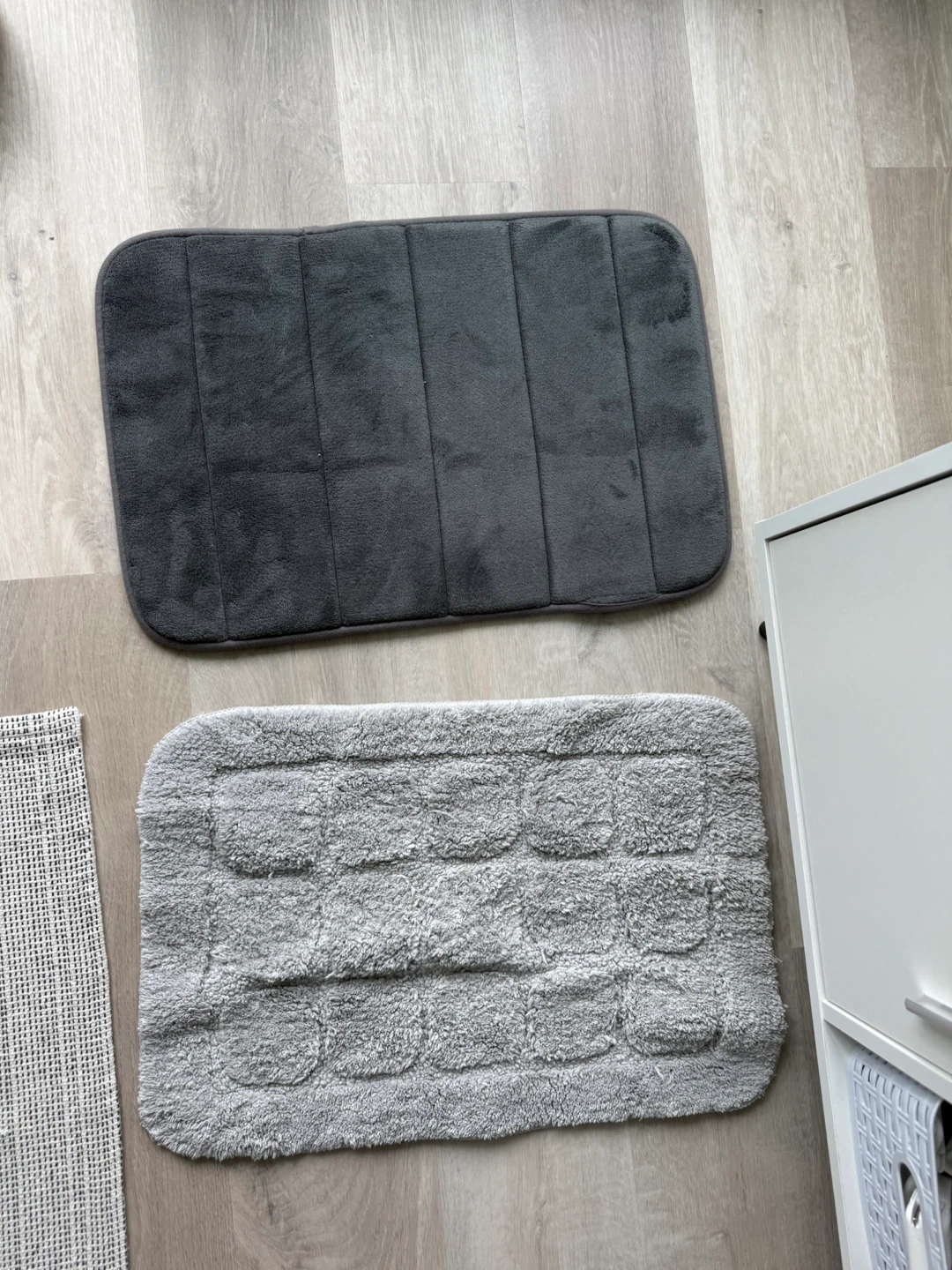 Bath Mats - Grey & Light Grey