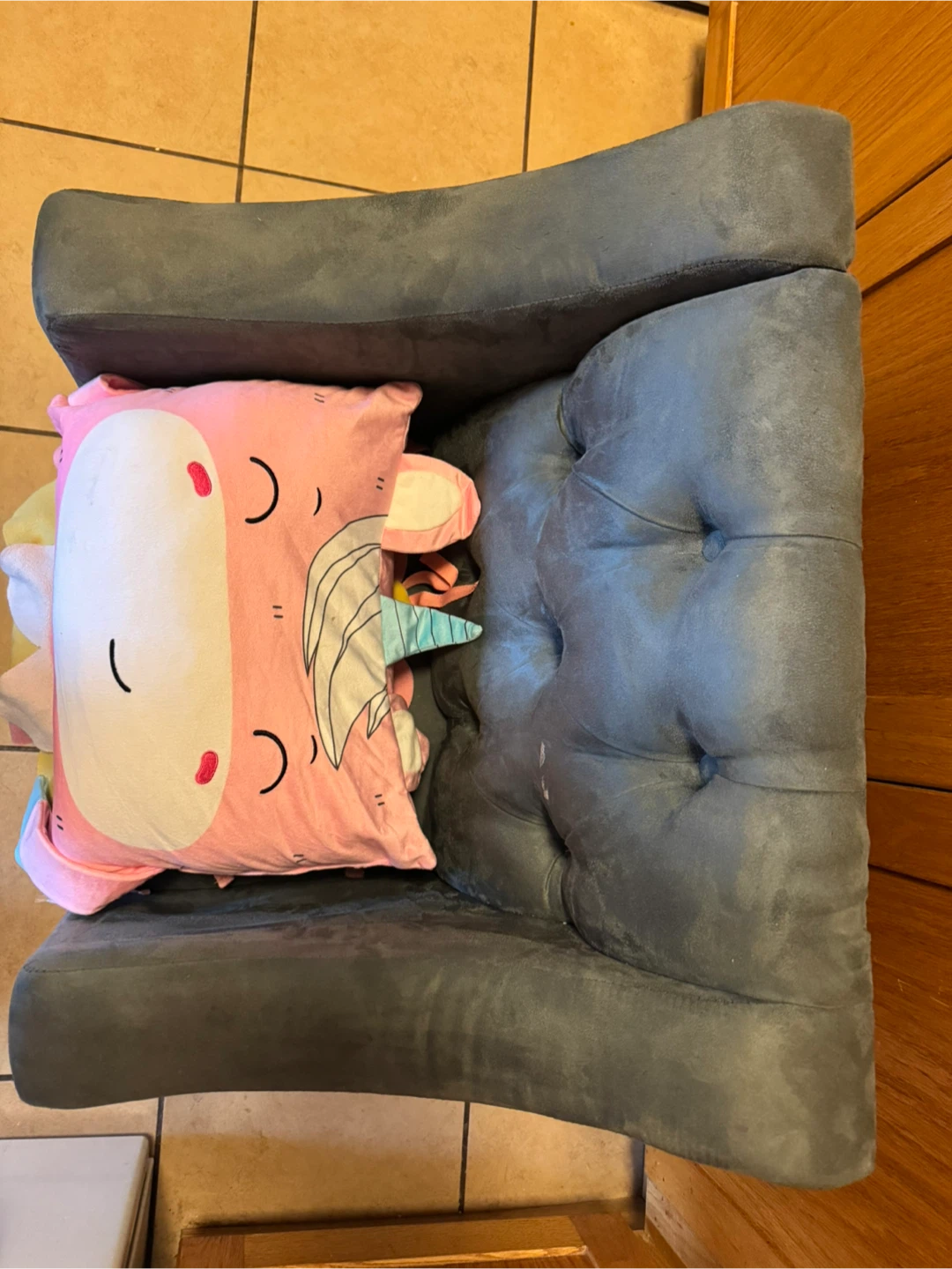Grey Upholstered Armchair - photo 3