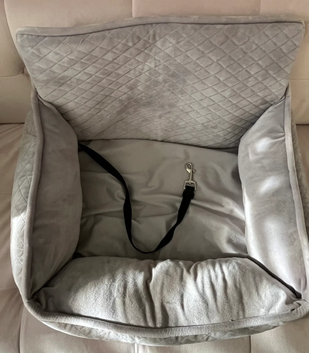 NANDOG Luxury Pet Car Seat - Grey image indicator(2)