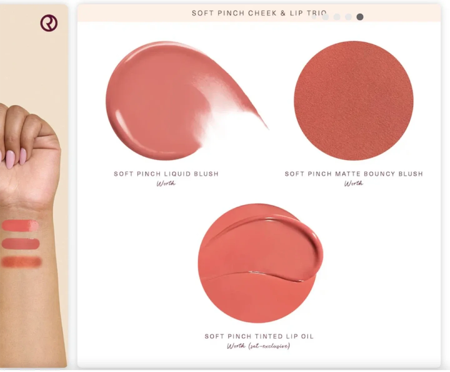 Rare Beauty Soft Pinch Cheek & Lip Trio image indicator(4)