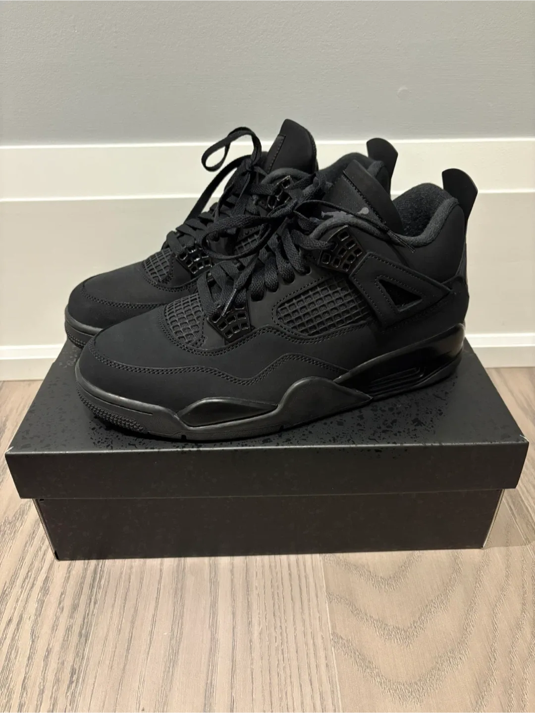 Nike Air Jordan 4 Retro Black Cat Shoes