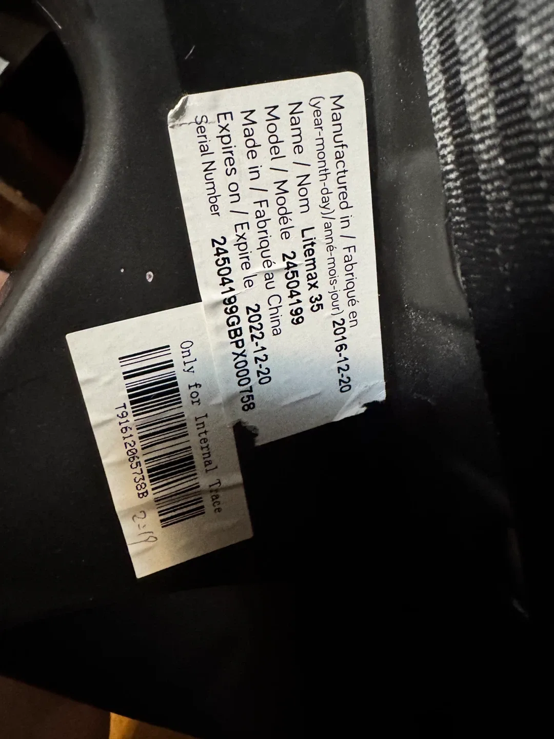 Evenflo LiteMax 35 Infant Car Seat with the base image indicator(4)