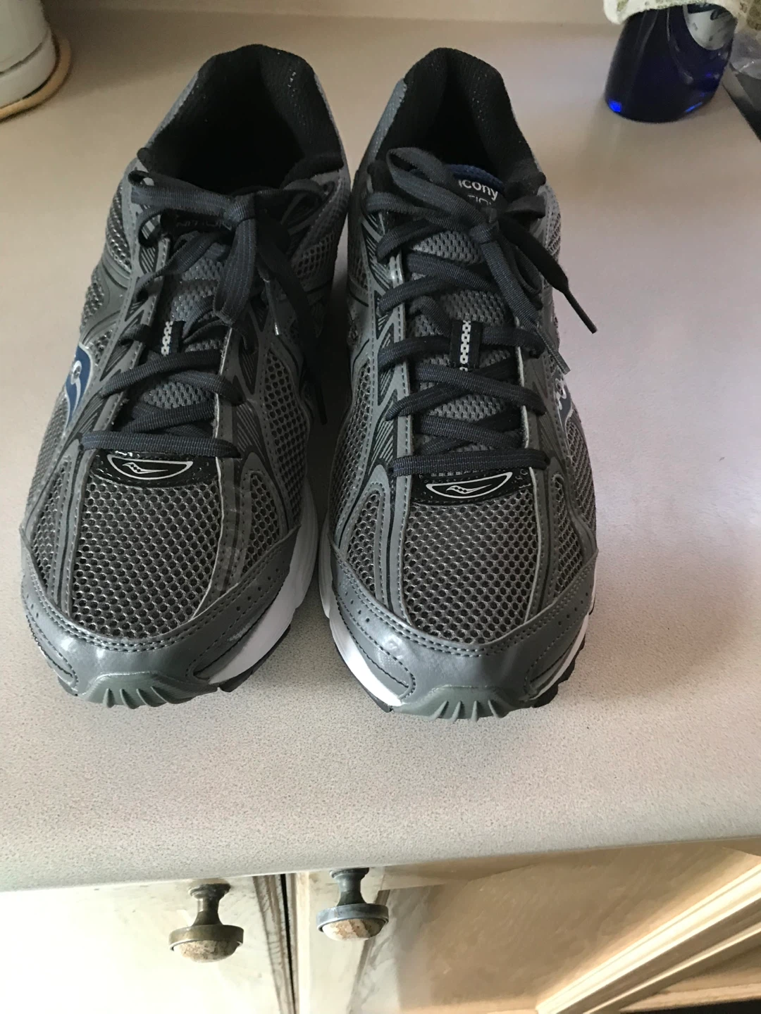 Saucony Grid Omni Walker Gray Running Shoes - photo 3