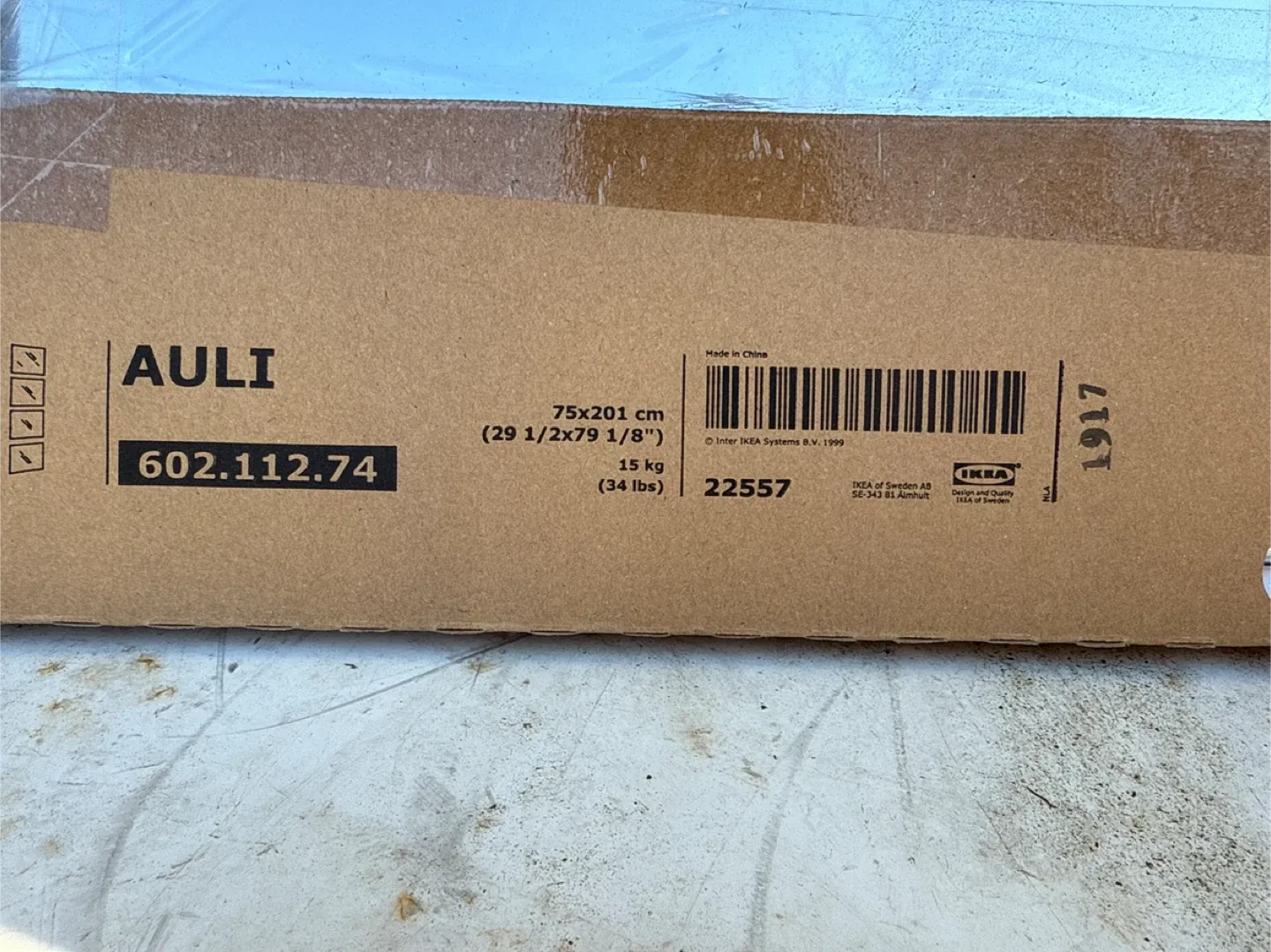 IKEA Auli Mirror 29 1/2x79 1/8" image indicator(2)