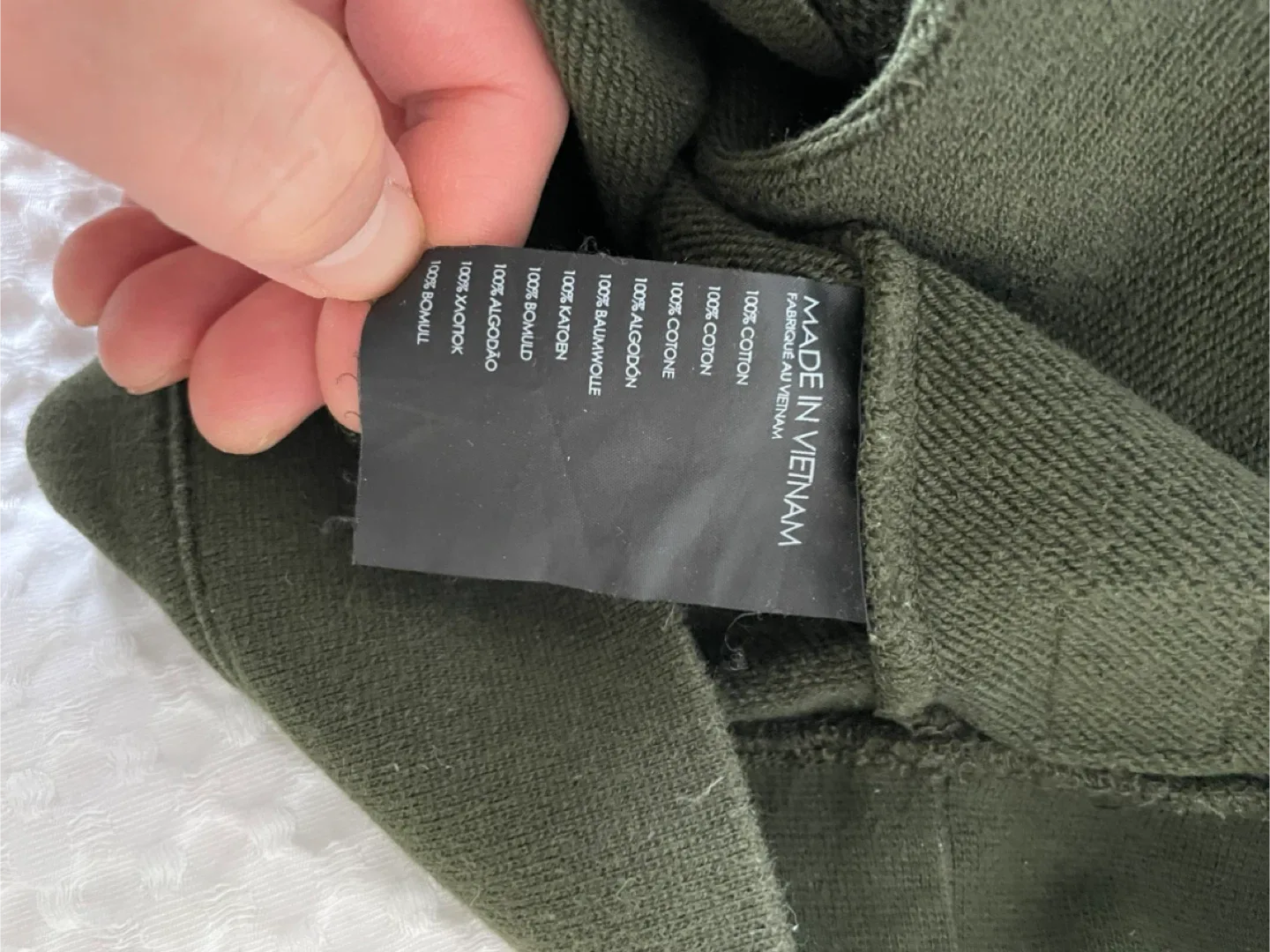 Club Monaco Olive Green Sweatshirt XS image indicator(4)