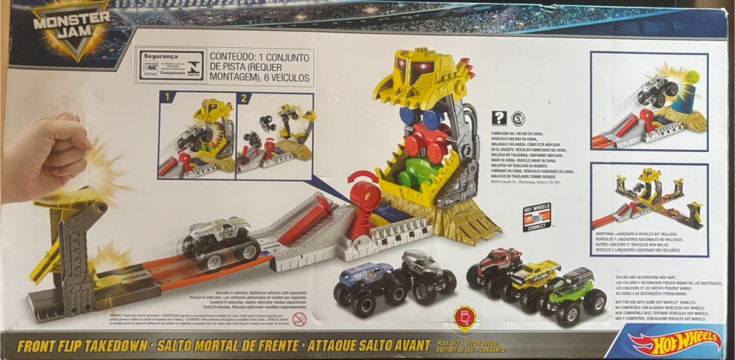 Monster Jam Front Flip Takedown Playset - photo 2
