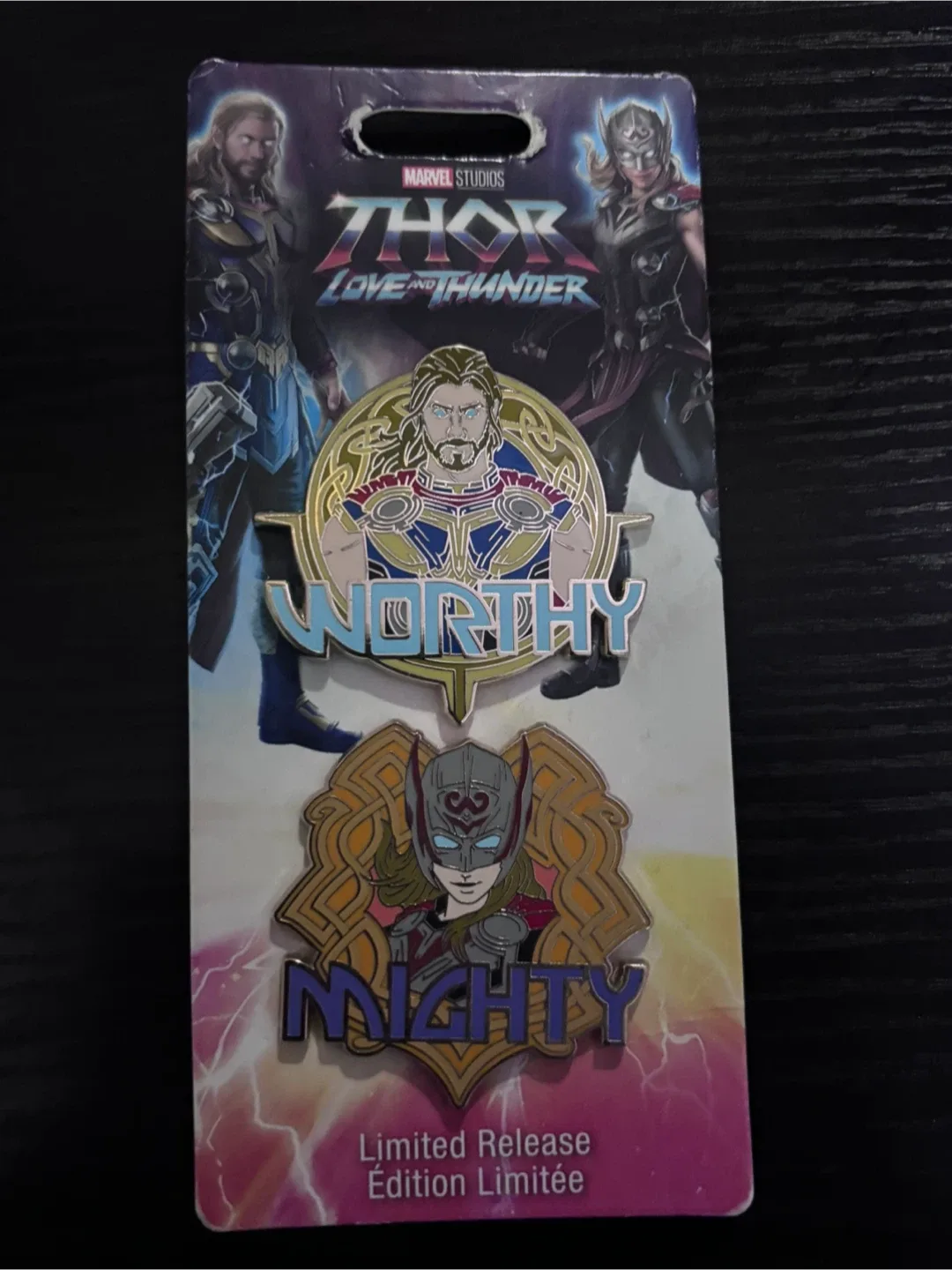 Thor Love and Thunder Disney Pins - Worthy & Mighty image indicator(2)