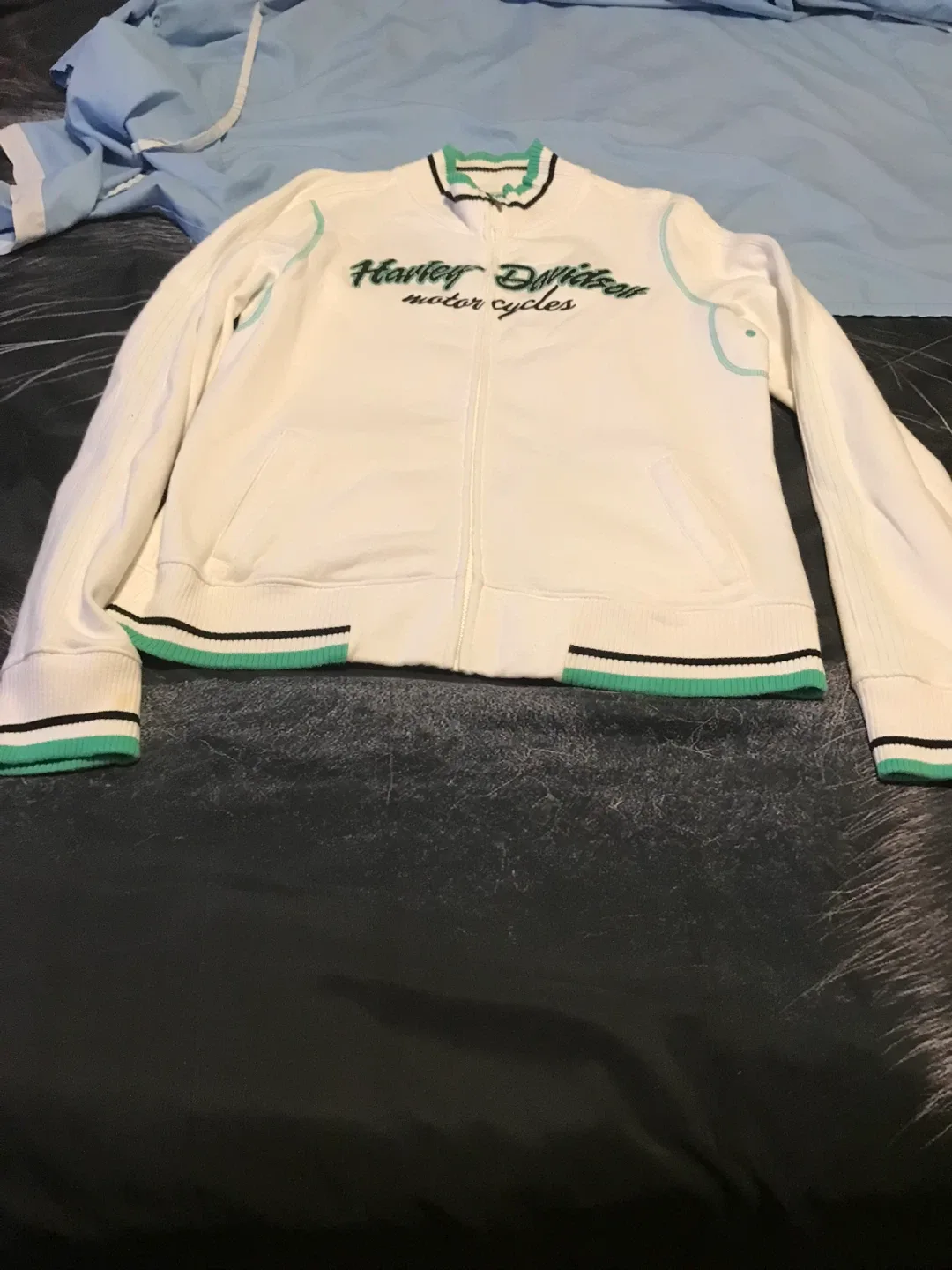 Harley Davidson White Jacket - Size XL image indicator(5)