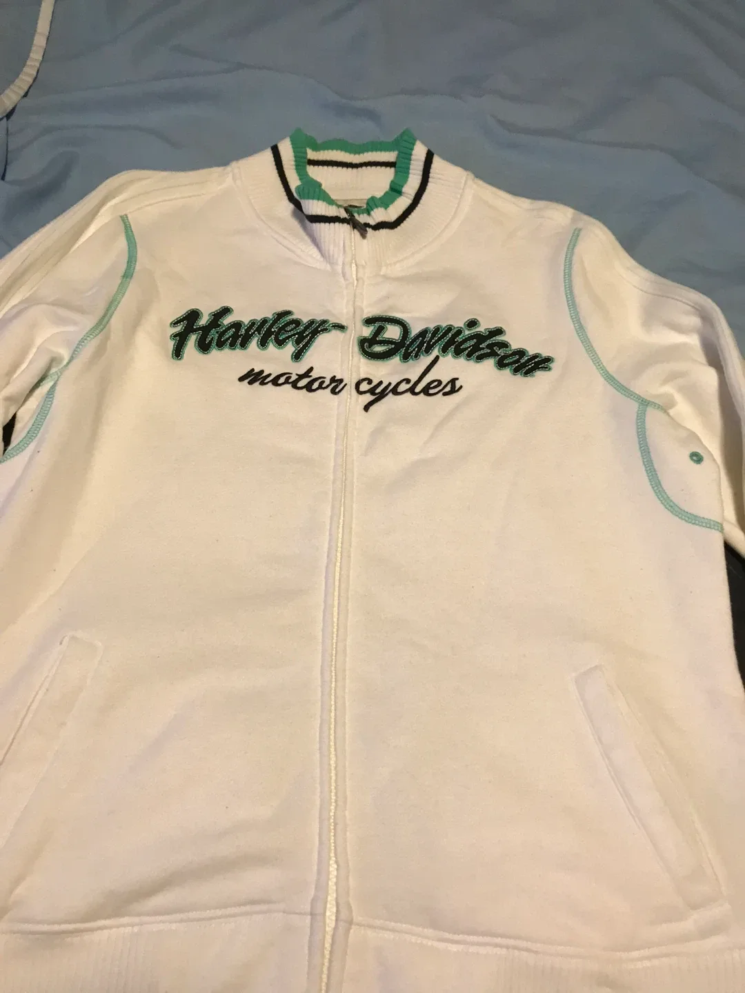 Harley Davidson White Jacket - Size XL image indicator(4)