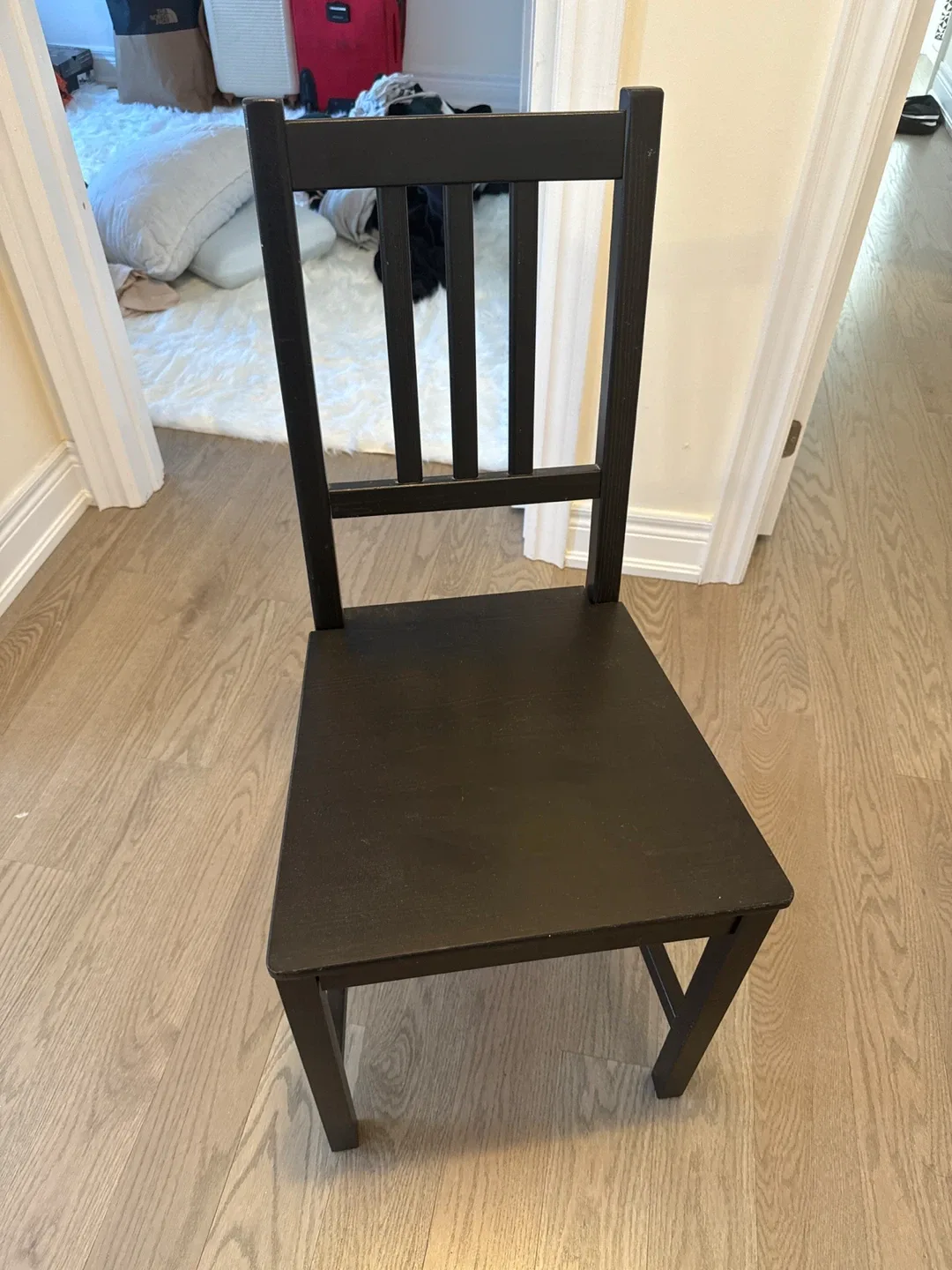 4 Black Wooden Chair