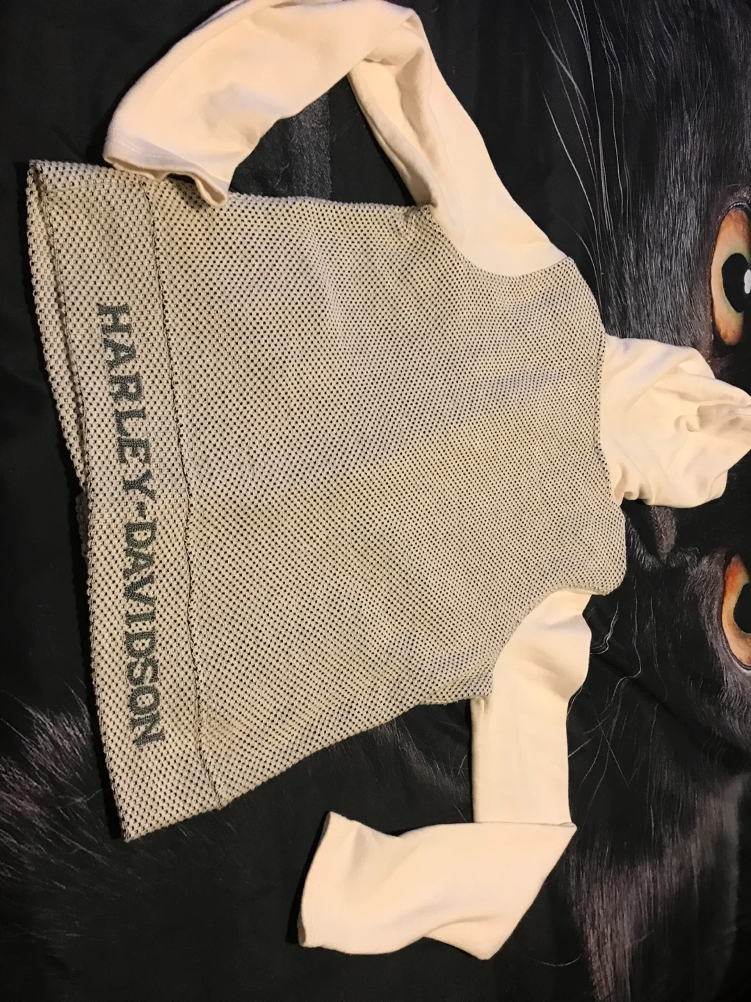 Harley-Davidson Cream & Black Knit Hoodie - photo 2