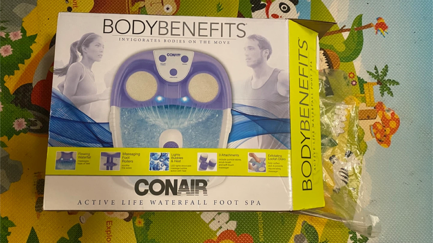 Conair BodyBenefits Active Life Waterfall Foot Spa - photo 2