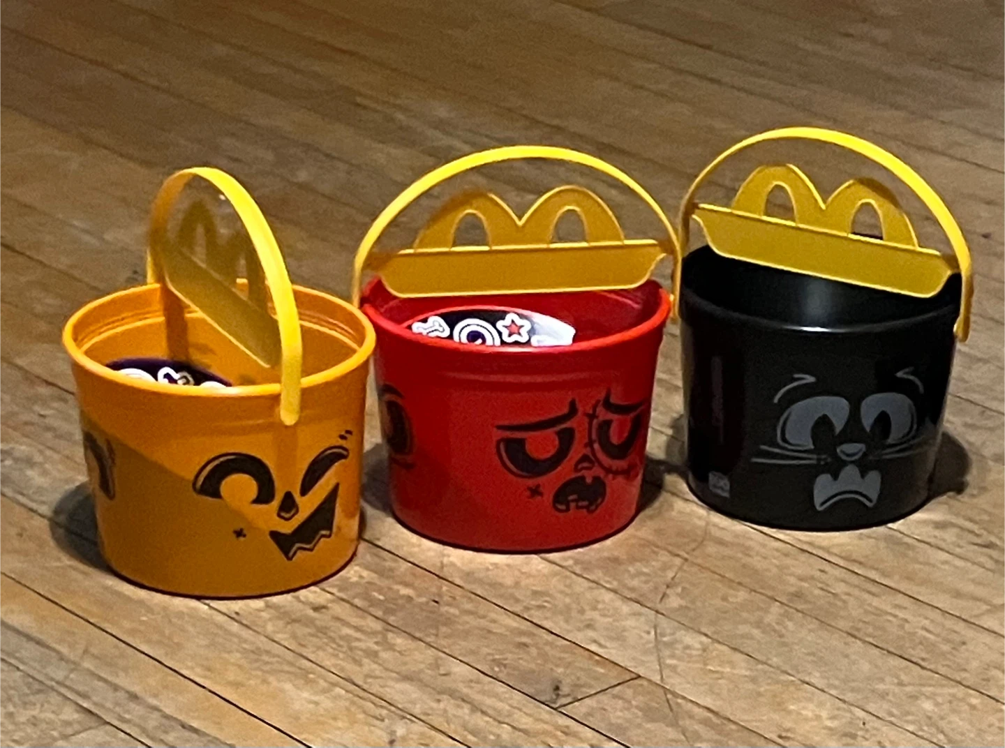McDonald's Halloween Pails - Set of 3