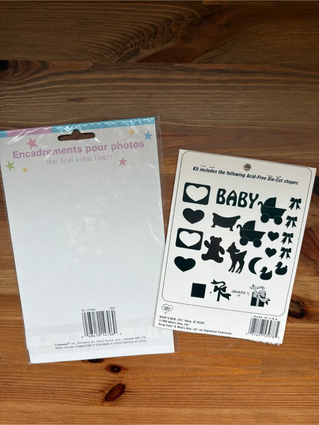 Baby Themed Die Cuts Set of 2 Pkgs New image indicator(4)