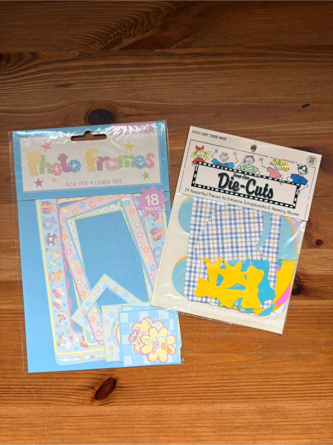 Baby Themed Die Cuts Set of 2 Pkgs New