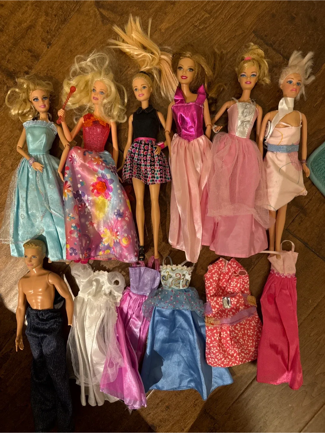 Barbie Dolls and Clothes Lot