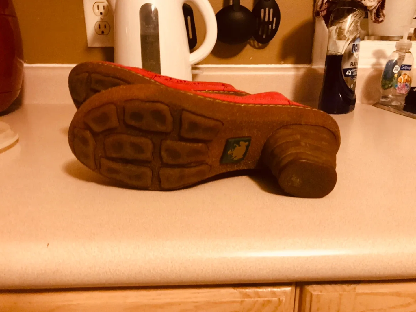 Think! Red Leather Shoes image indicator(4)