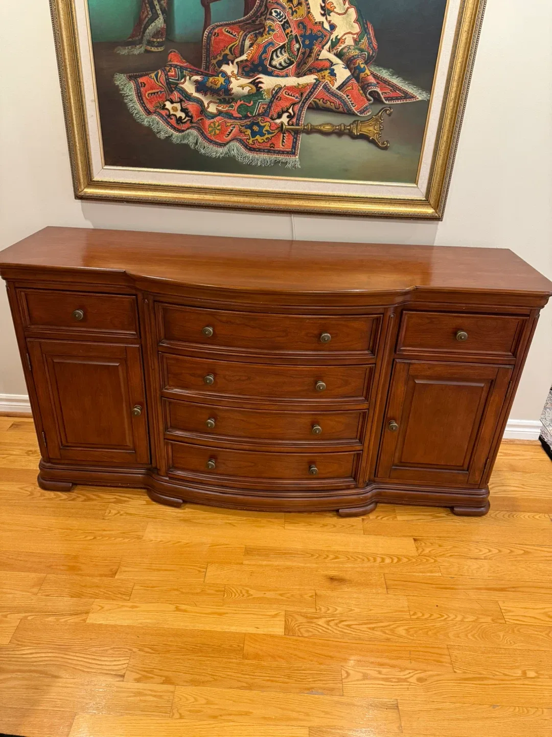 Wooden Dining Table with 6 Chairs & Buffet image indicator(6)