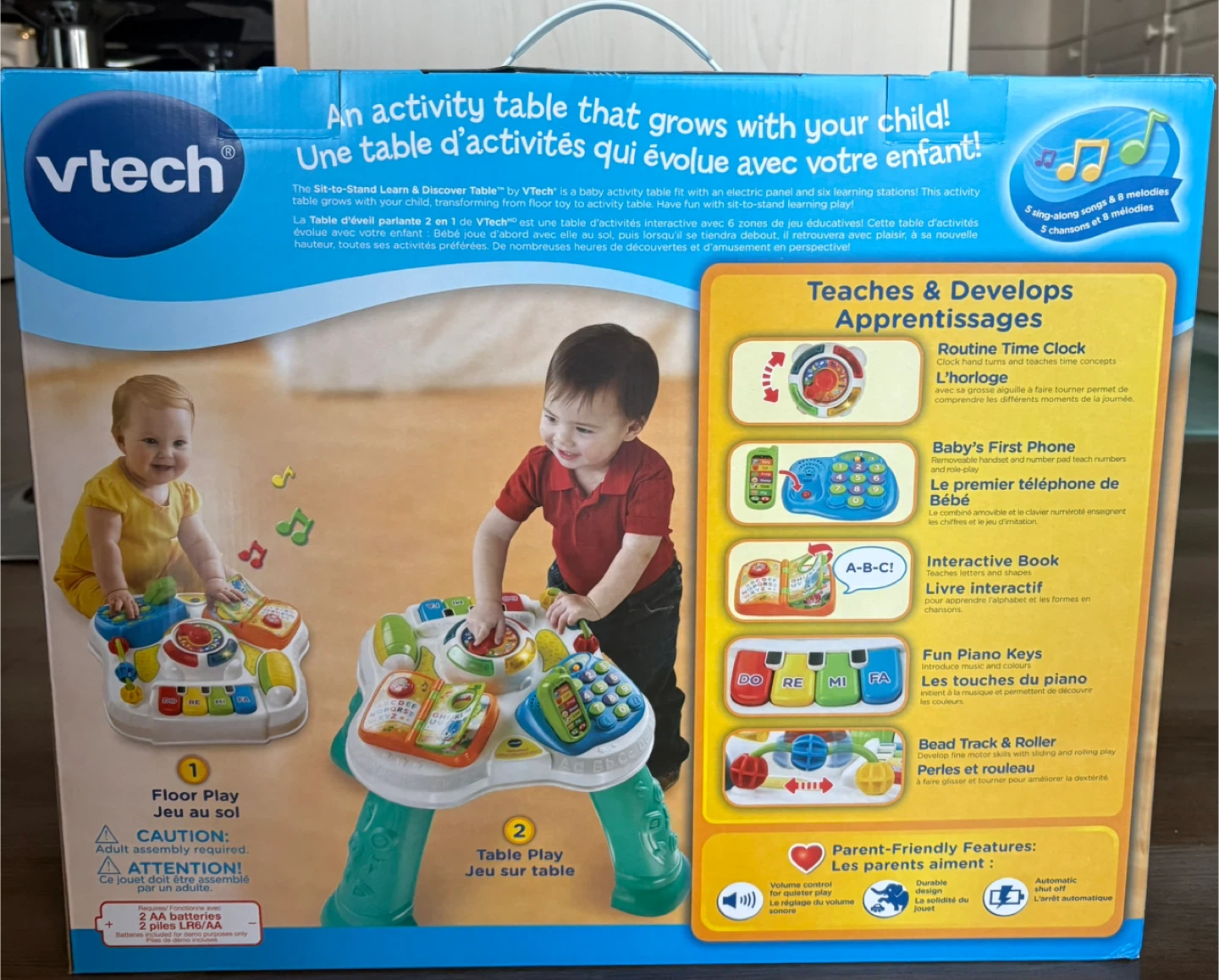 VTech Sit-to-Stand Learn & Discover Table (New) - photo 2