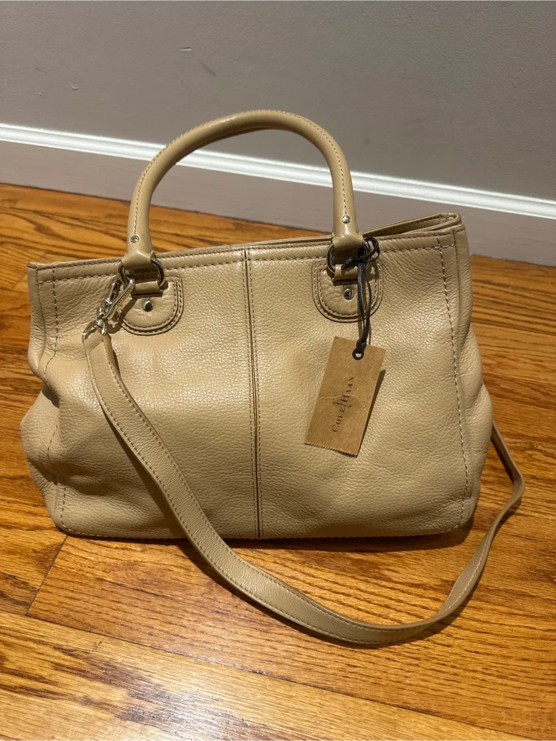Cole Haan E/W Snap Satchel - Sandstone
