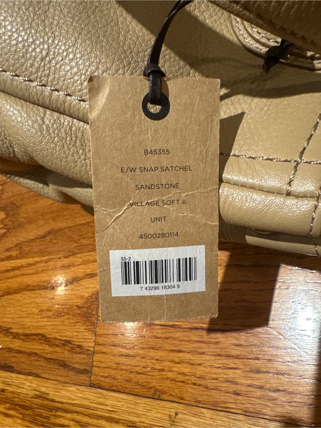 Cole Haan E/W Snap Satchel - Sandstone - photo 4