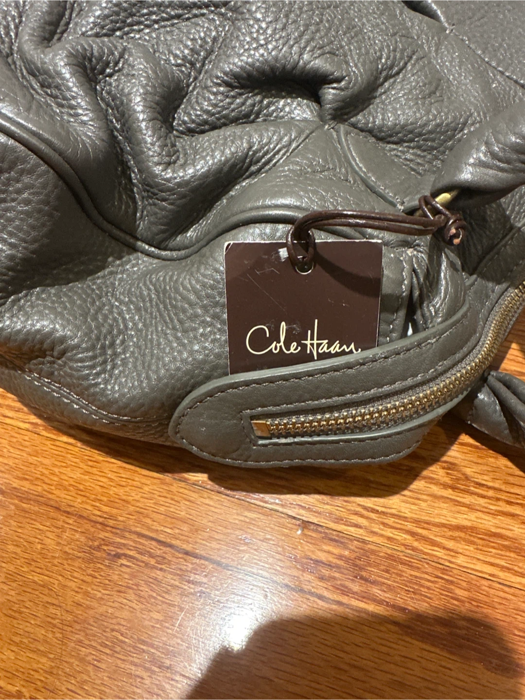 Cole Haan Hazelle II Dark Gull Grey Satchel - photo 2