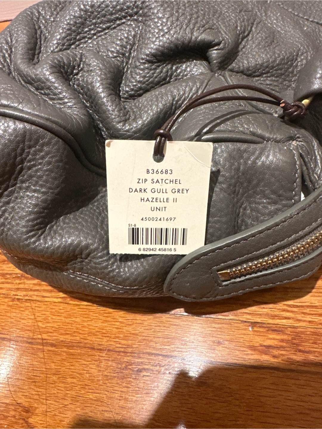 Cole Haan Hazelle II Dark Gull Grey Satchel - photo 3
