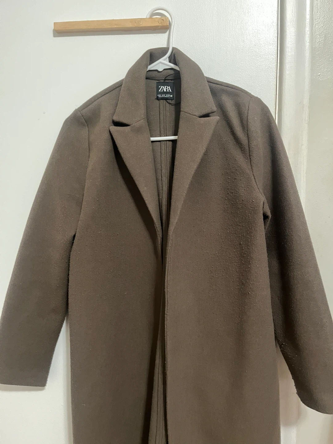 ZARA Brown Long Coat - photo 3