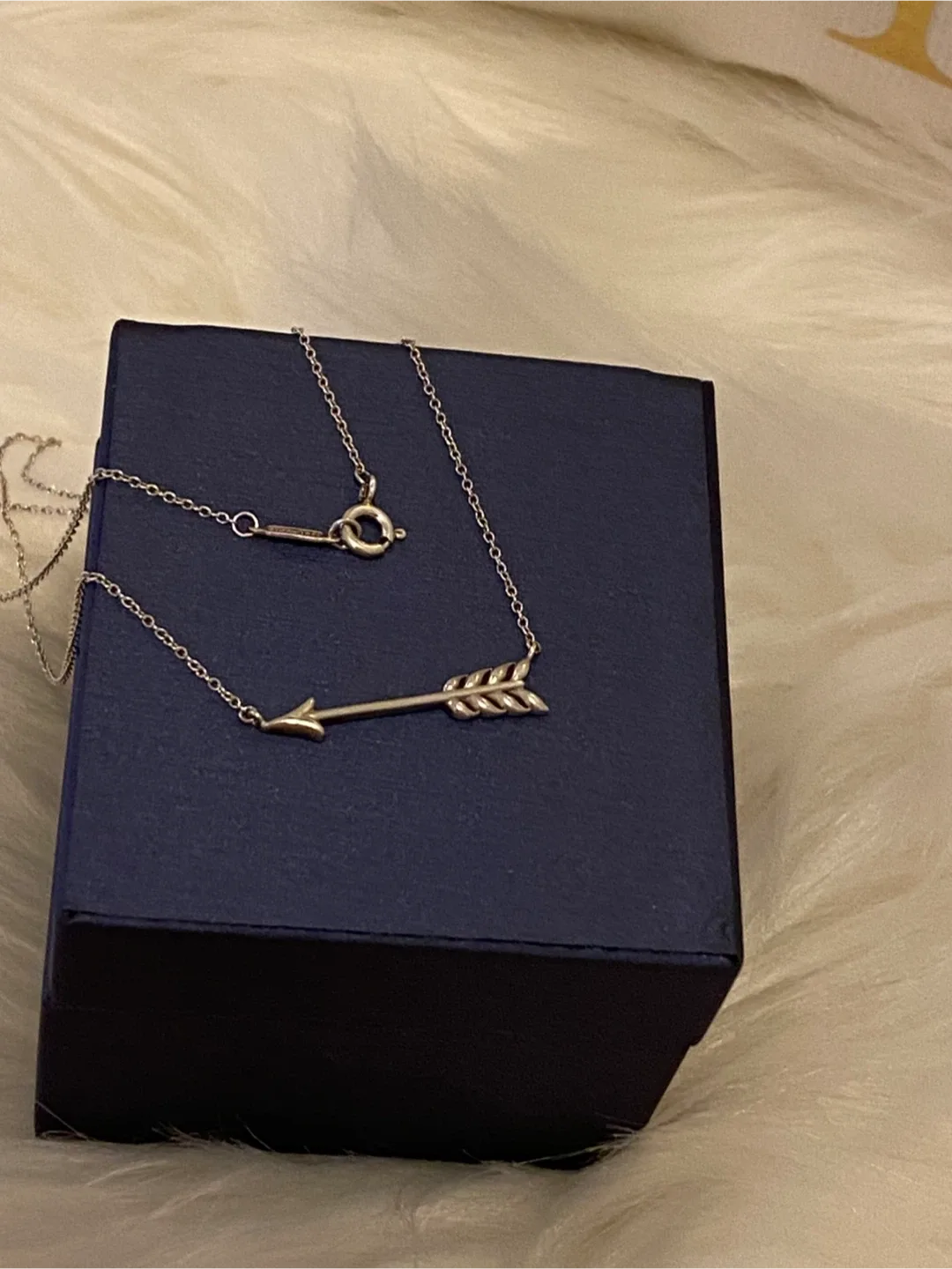 💯% AUTHENTIC “RARE” Tiffany & Co. Silver Arrow Necklace 18” long