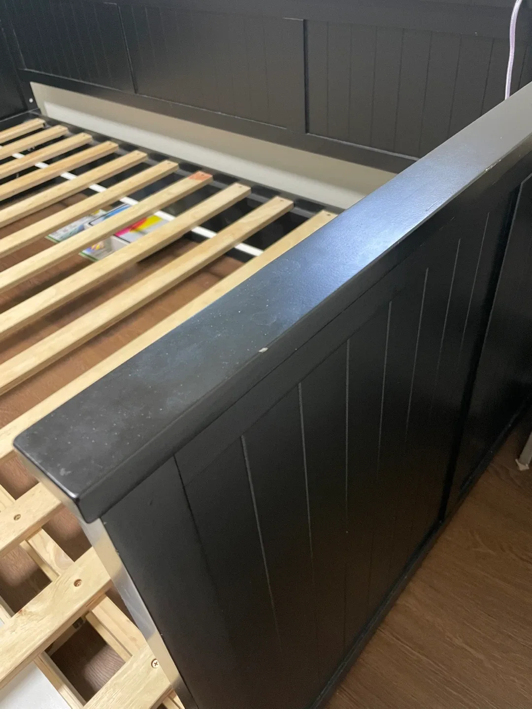 Black Bed Frame with Drawers image indicator(7)