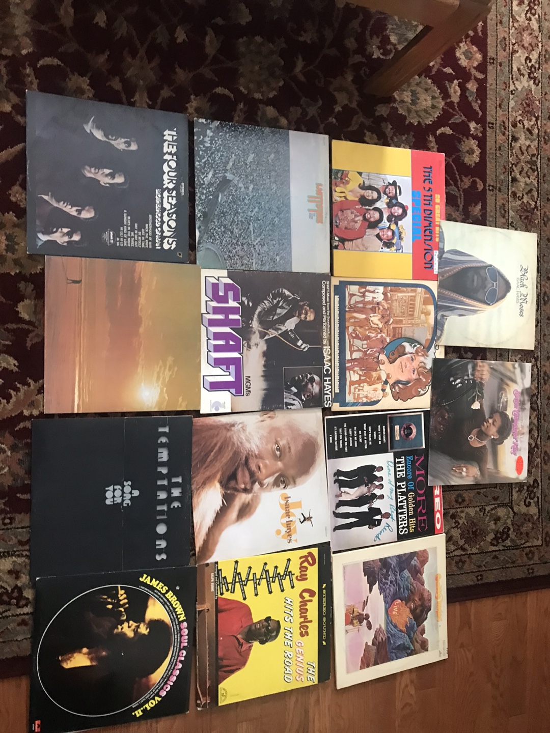 Vintage Vinyl Records - Assorted - Funk, Soul, RNB and Rock