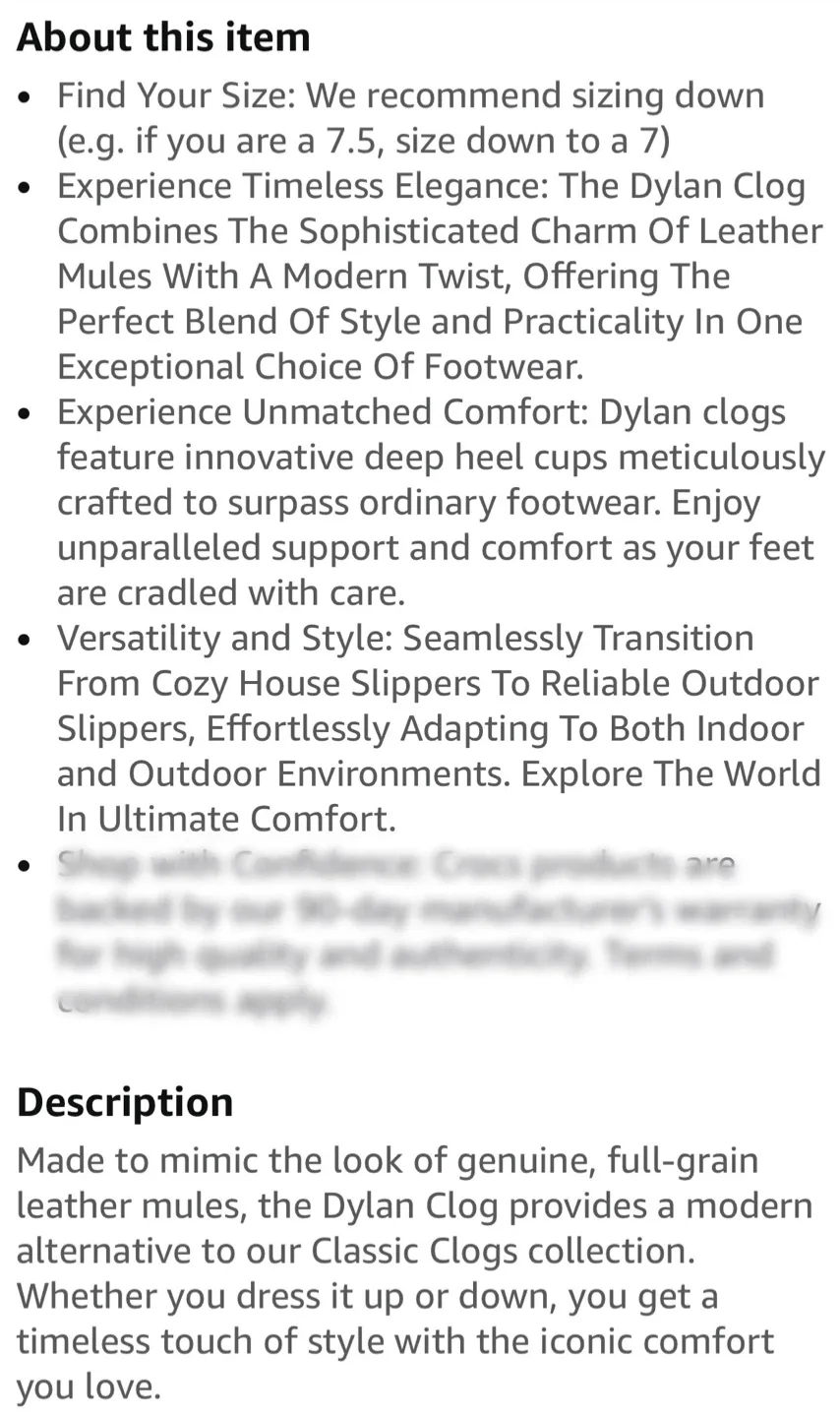 Crocs Dylan Clog – Women’s Size 7 (Men’s 5) image indicator(6)